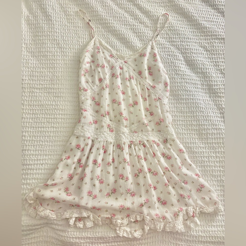 Ralph Lauren Pink Floral Dress Cami
